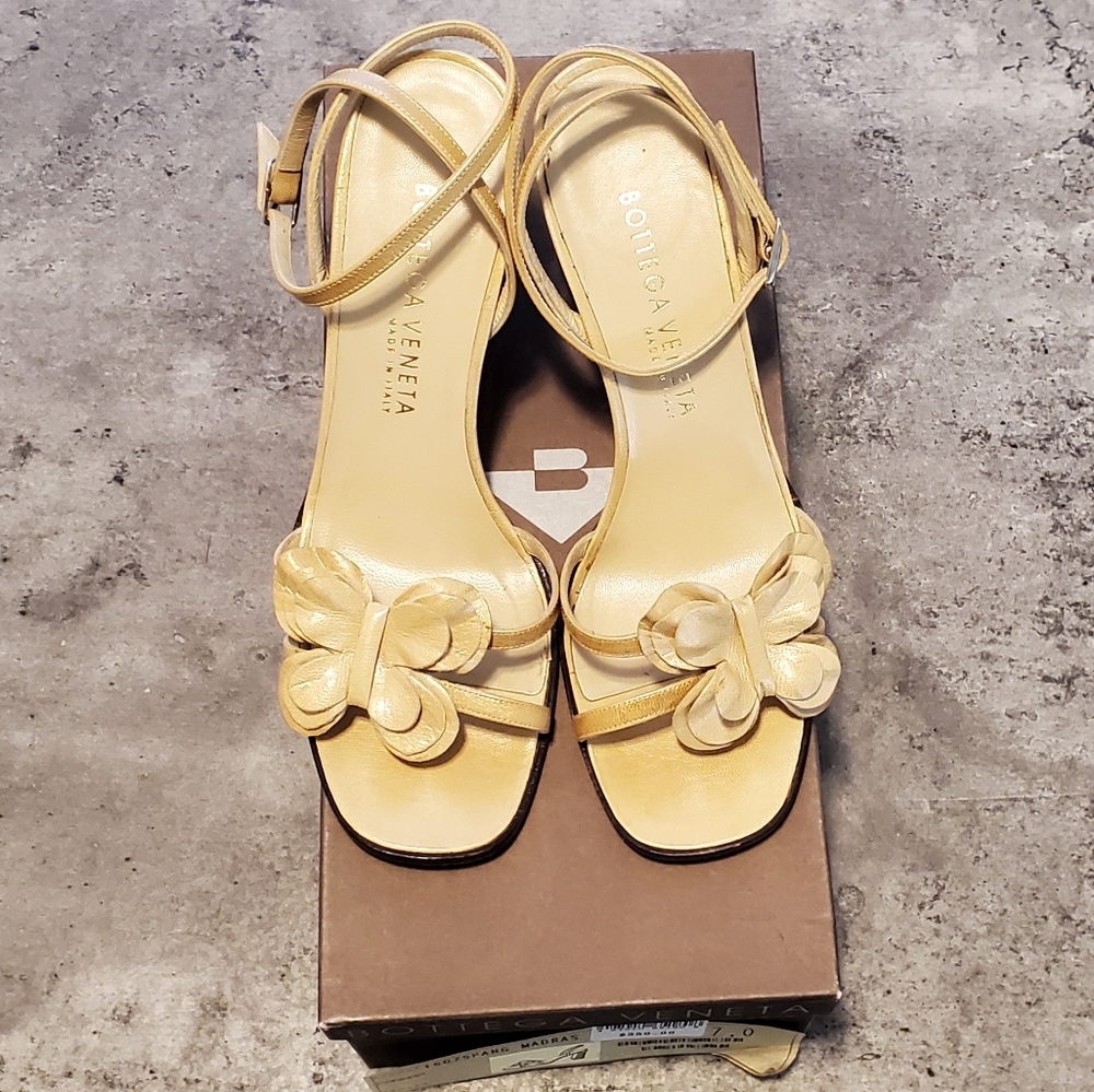 Bottega Veneta Ankle Wrap Sandals